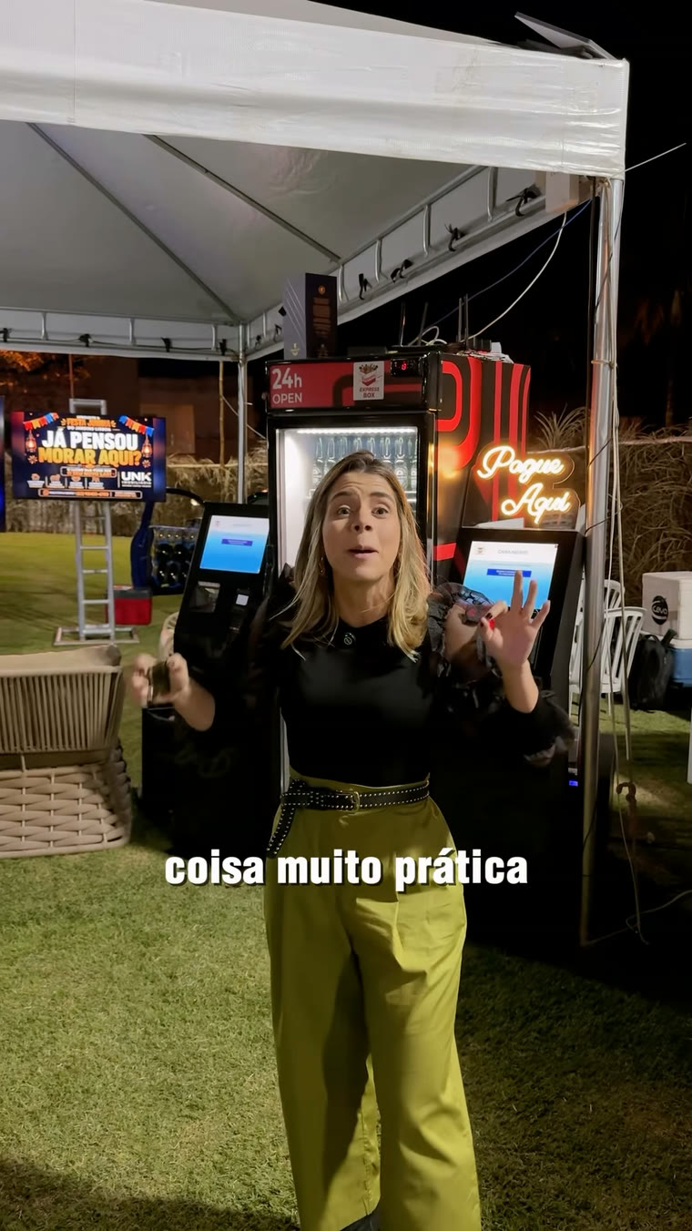 Unidade instalada em evento